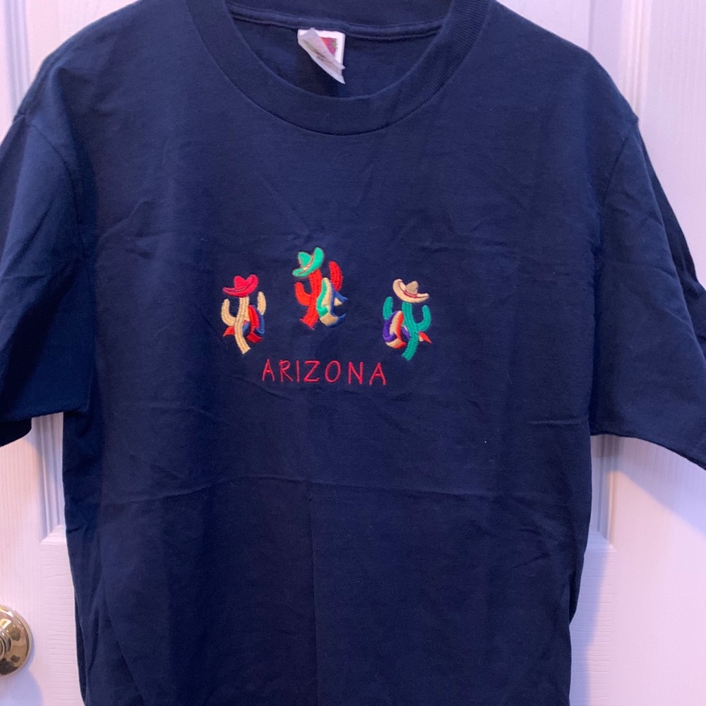 Arizona embroidered Crew t shirt